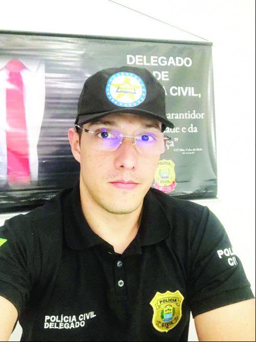 Delegado  Arão Lobão Veras Neto, está fazendo um excelente trabalho a frente da Delegacia  Regional de Polícia  Civil de Esperantina, com apenas 5 meses na cidade. - (Divulgação)