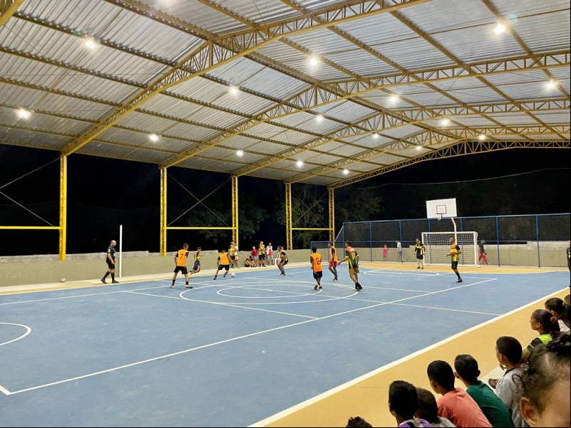 Inauguração Quadra Poliesportiva Francisco Gonçalo Santiago Neto - (Divulgação)