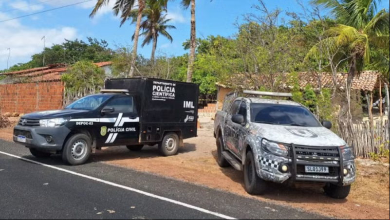 Homem é executado na frente a esposa e filha em Luís Correia, 4º homicídio no litoral em 24h - (Divulgação/PM-PI)