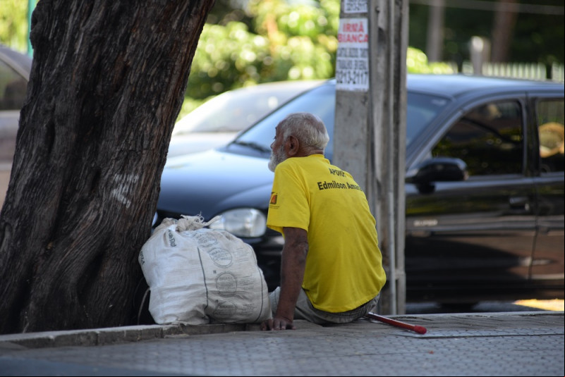 Morador em situação de rua - (Arquivo O Dia )
