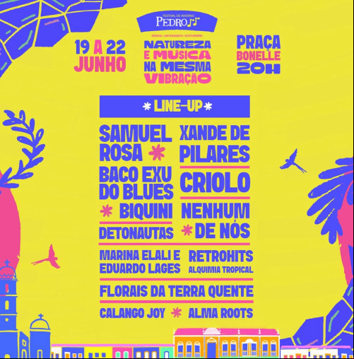 Atrações confirmadas no Festival de Inverno de Pedro II - (Reprodução/Instagram)
