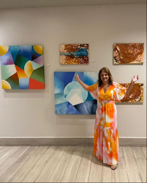 A artista plástica Gina Castelo Branco - by Galeria Montmartre está participando de uma Exposição de Arte no Rio de Janeiro