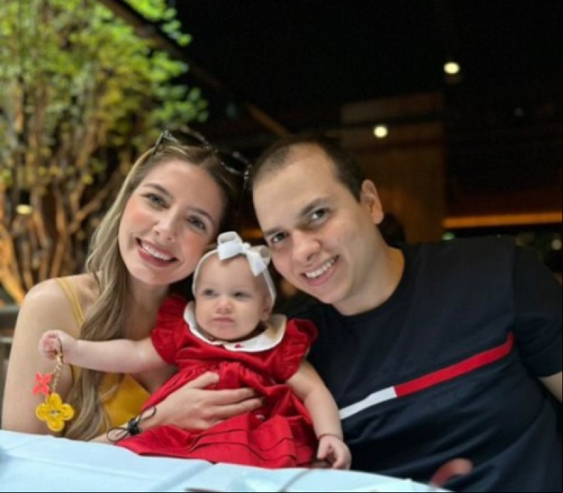 O empresário Reginaldo Carvalho Junior comemorou o seu aniversário em família
