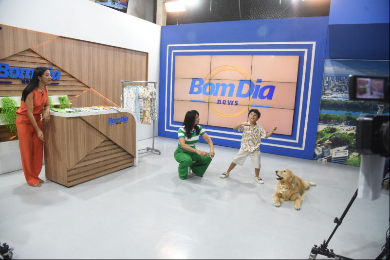 Bom Dia News, com Vanusa Coelho. - (Assis Fernandes/ODIA)