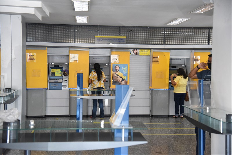 Banco do Brasil, em Teresina. - (Assis Fernandes/O Dia)