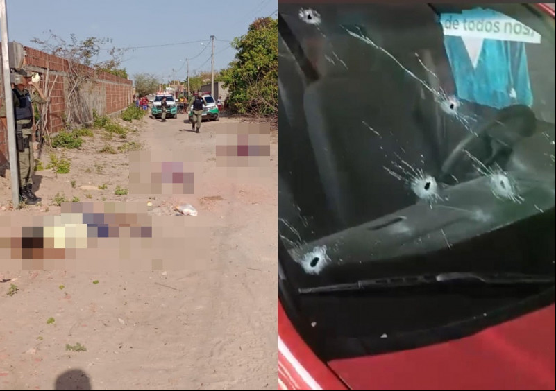 Triplo homicídio registrado em Parnaíba, litoral do Piauí - (Reprodução/Redes Sociais)