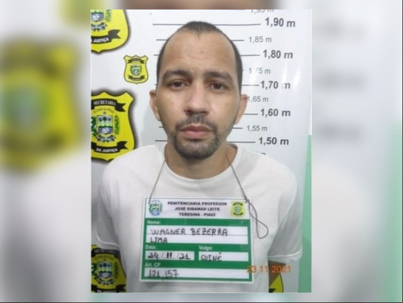 Assassino de policial é recapturado após fugir de penitenciária do Piauí