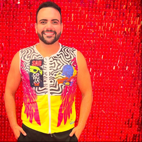 Empresário e produtor de eventos, Luis Figueiredo curtiu o Carnaval  em Salvador,  no Bloco Corujão. - (Arquivo Pessoal)