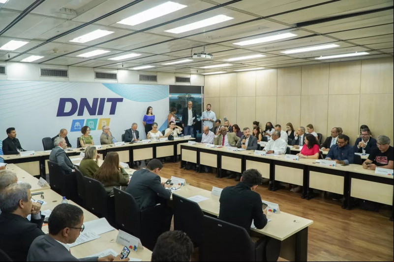 Registro da reunião entre servidores e governo federal - ( Mateus Cândido/ Ascom Fonacate)