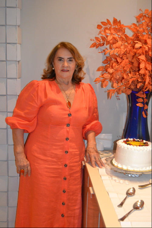 Bena Moura Santos recebeu o Clube do Chá!