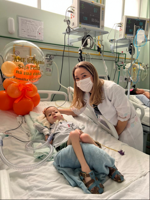 Criança volta para casa após três anos internado do Hospital Infantil de Teresina