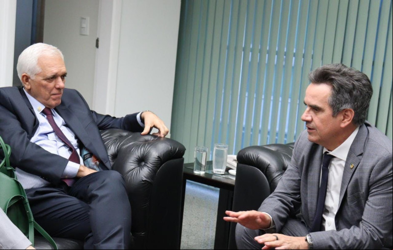 Ciro Nogueira, principal nome da oposição no Piauí, se reúne coo vice-governador Themístocles Filho