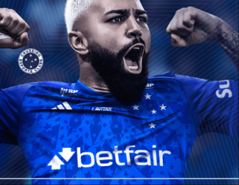 Gabigol usará a camisa 9 no Cruzeiro - (Reprodução/Cruzeiro Esporte Clube)