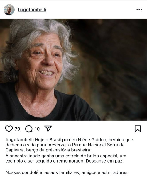 Tiago Tambelli, diretor do documentário 'Niède'. - (Reprodução )