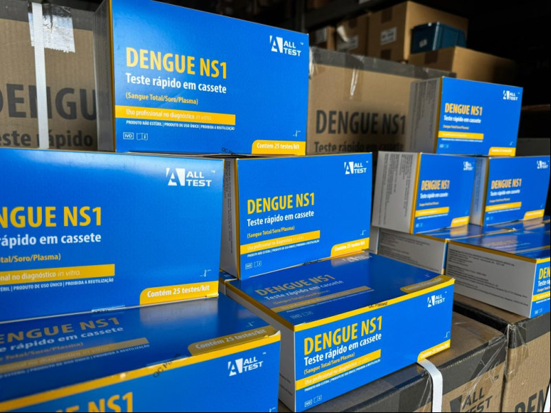 Piauí recebe mais de 10 mil testes rápidos de dengue