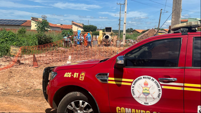 Homem fica gravemente ferido após ser soterrado em obra de galeria em Oeiras