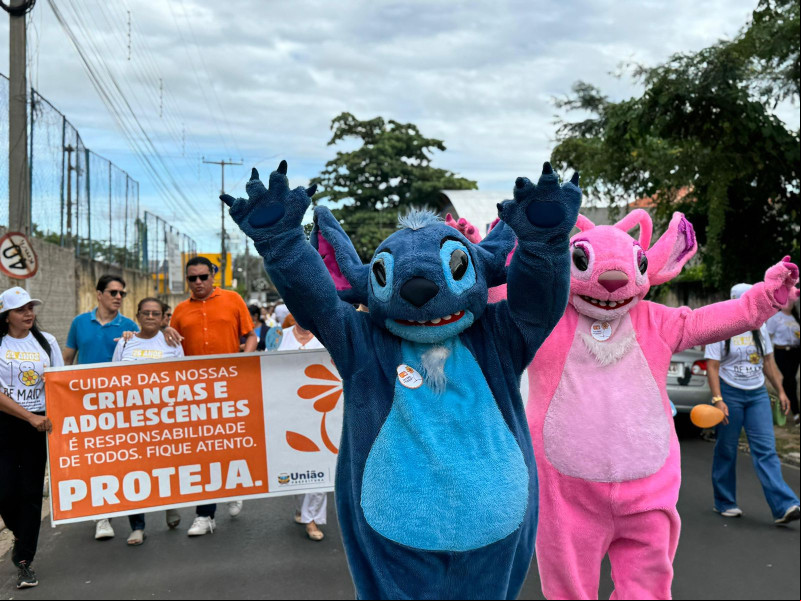 Caminhada do Maio Laranja reforça ações para combate ao abuso infantil em União - (Divulgação)