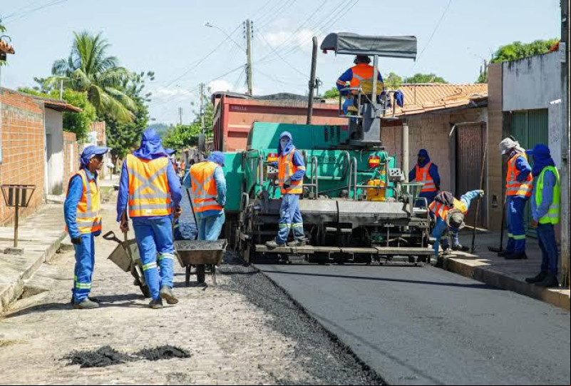 Mais de 60 bairros de Teresina serão pavimentados em novo programa do DER-PI