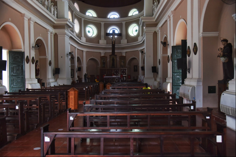 Igreja São Benedito faz 150 Anos: templo possui sinos doados pelo Papa e portas tombadas - (Jailson Soares/ODIA)