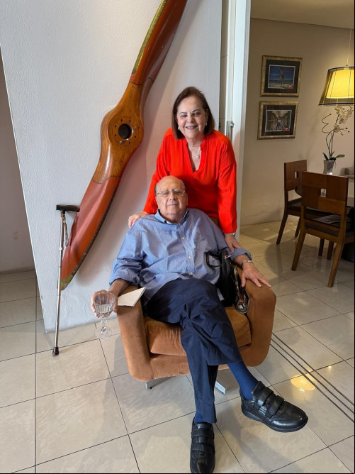 #Encontro - Um click dos queridos José Jesus Trabulo de Sousa & Consuelo, estão em Genebra na Suíça, participam de um encontro promovido pela Organização Internacional do Trabalho (OIT). Chics!!! - (Arquivo Pessoal)