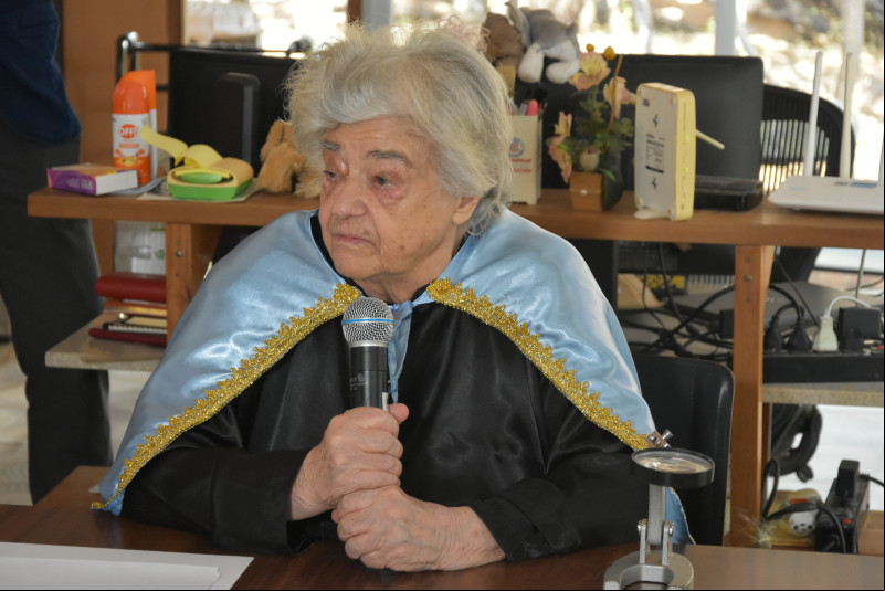 Arqueóloga Niède Guidon recebeu título de Doutora Honoris Causa - (Divulgação/UFPI)