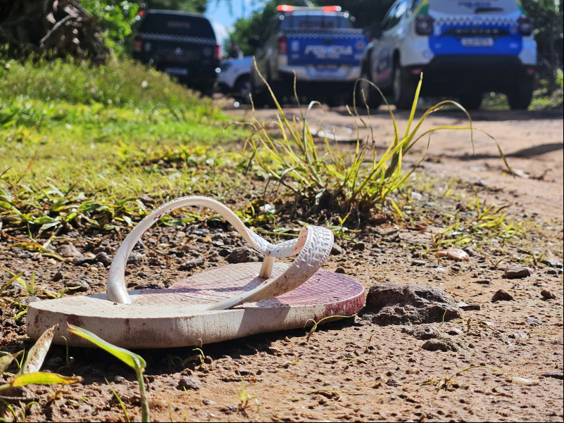 Dois suspeitos conseguiram fugir para uma área de mata - (Jailson Soares/ODIA)