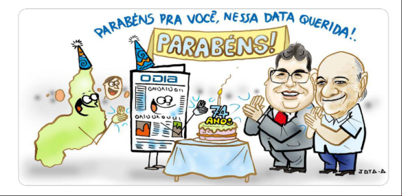 Charge do Jota A publicada em 01/02/2025 no Jornal O Dia