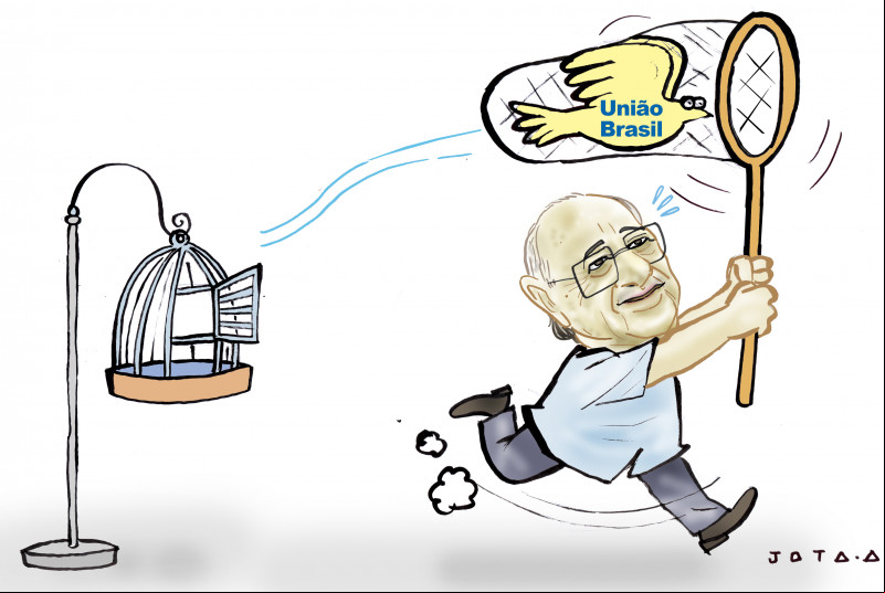 Charge do Jota A publicada em 11/08/2023 no Jornal O Dia