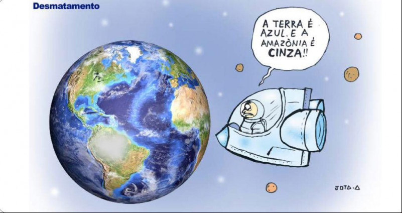Charge do Jota A publicada em 13/08/2023 no Jornal O Dia