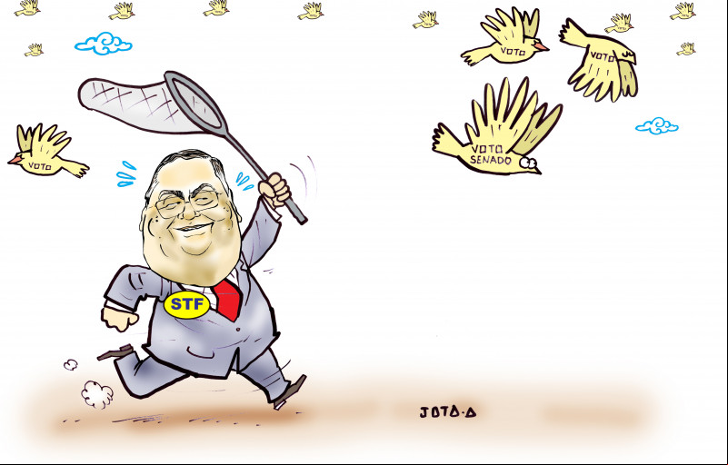 Charge do Jota A publicada em 13/12/2023 no Jornal O Dia