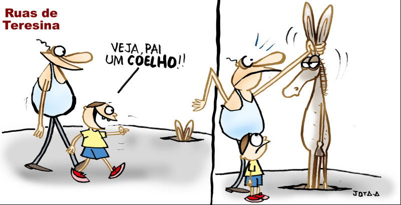 Charge do Jota A publicada em 14/04/2025 no Jornal O Dia