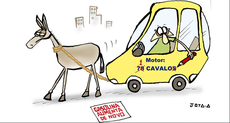 Charge do Jota A publicada em 14/02/2025 no Jornal O Dia