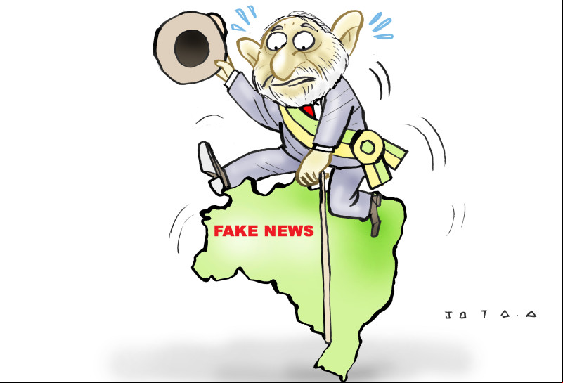 Charge do Jota A publicada em 14/05/2024 no Jornal O Dia