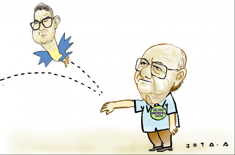 Charge do Jota A publicada em 14/11/2023 no Jornal O Dia