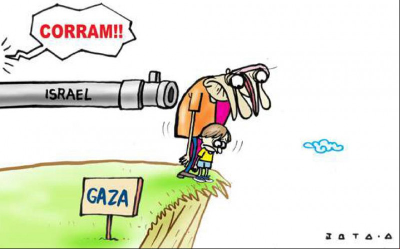 Charge do Jota A publicada em 14/10/2023 no Jornal O Dia