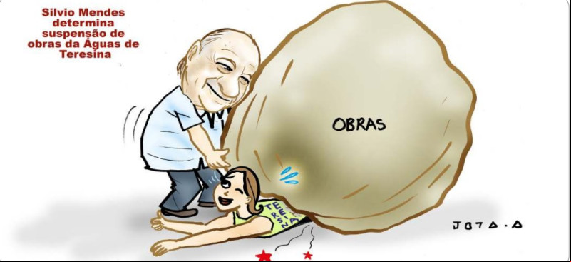 Charge do Jota A publicada em 15/02/2025 no Jornal O Dia