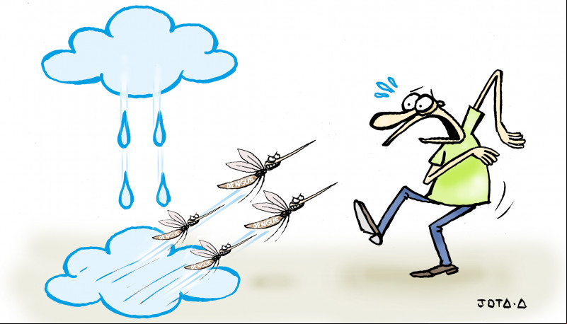 Charge do Jota A publicada em 15/05/2023 no Jornal O Dia