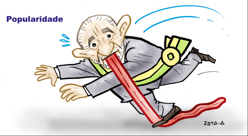 Charge do Jota A publicada em 17/02/2025 no Jornal O Dia