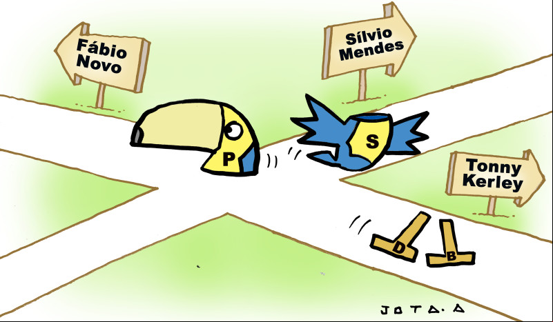 Charge do Jota A publicada em 17/07/2024 no Jornal O Dia