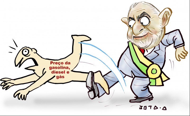 Charge do Jota A publicada em 17/05/2023 no Jornal O Dia
