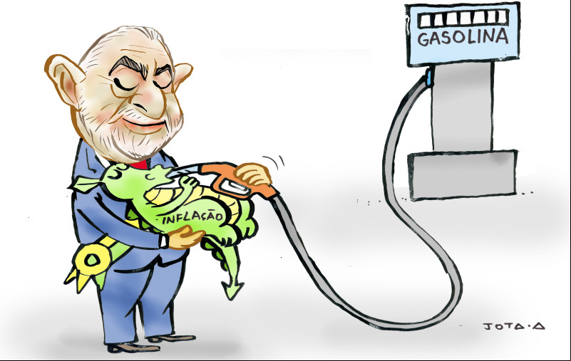 Charge do Jota A publicada em 17/05/2024 no Jornal O Dia