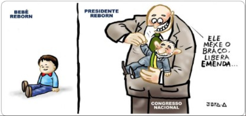 Charge do Jota A publicada em 17/05/2025 no Jornal O Dia