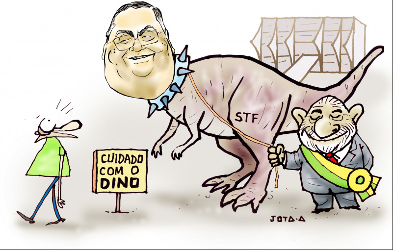 Charge do Jota A publicada em 18/12/2023 no Jornal O Dia