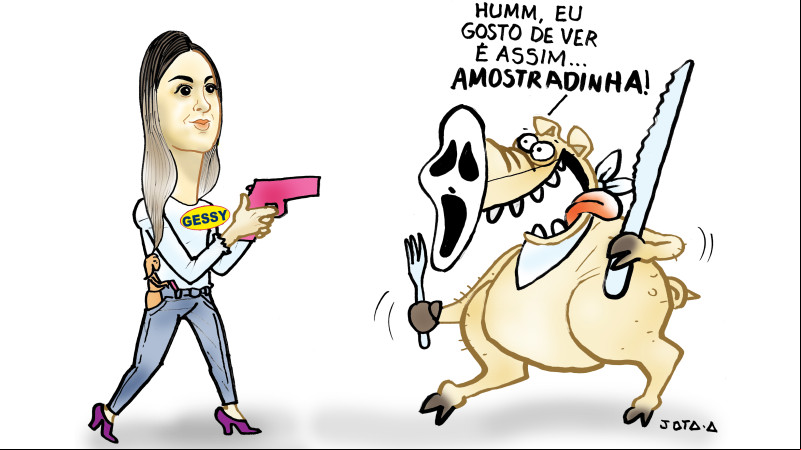 Charge do Jota A publicada em 18/07/2024 no Jornal O Dia