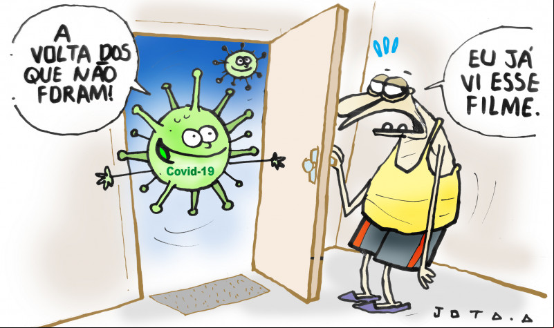 Charge do Jota A publicada em 19/12/2023 no Jornal O Dia