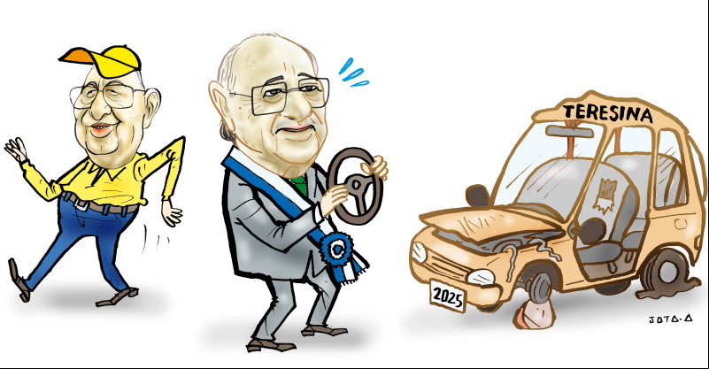 Charge do Jota A publicada em 02/01/2025 no Jornal O Dia