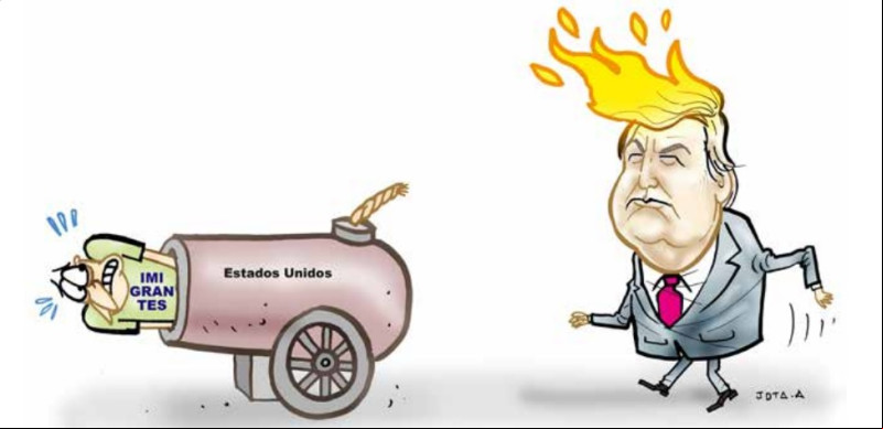 Charge do Jota A publicada em 20/01/2025 no Jornal O Dia
