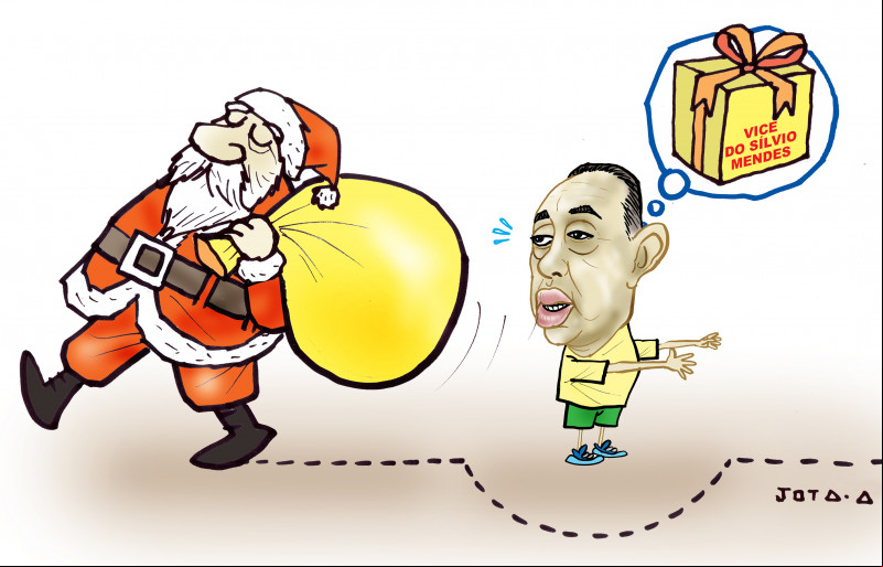 Charge do Jota A publicada em 21/12/2023 no Jornal O Dia