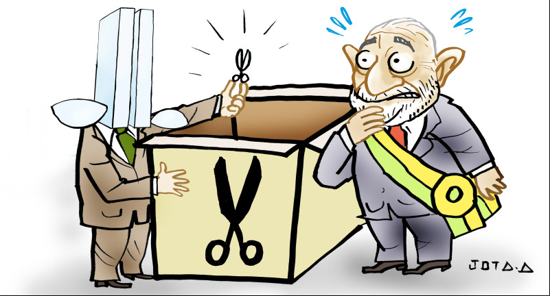 Charge do Jota A publicada em 21/12/2024 no Jornal O Dia