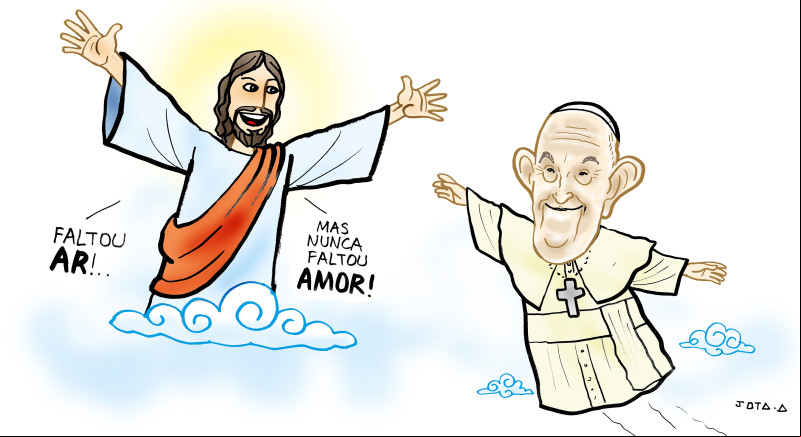 Charge do Jota A publicada em 22/04/2025 no Jornal O Dia